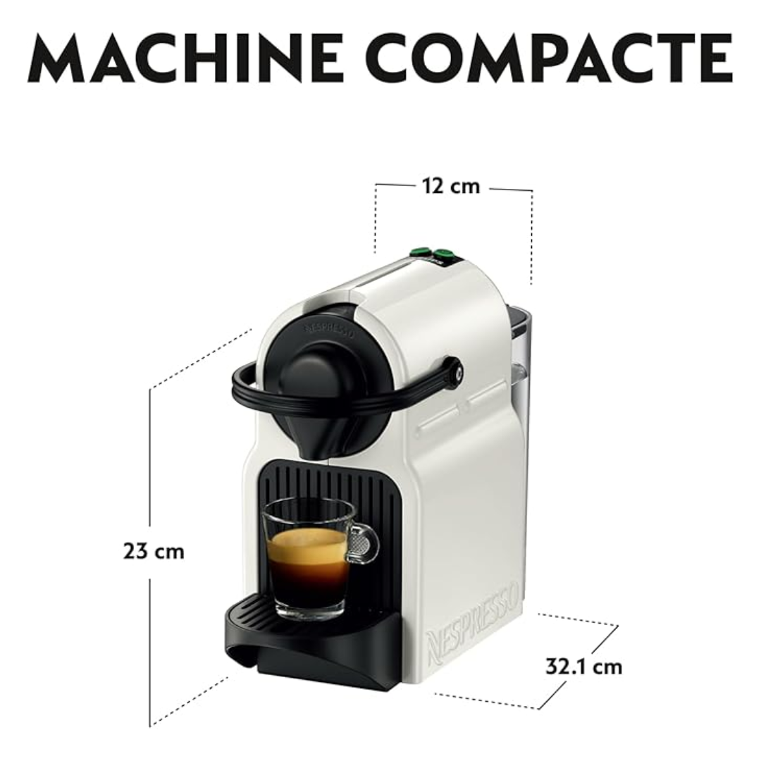 Nespresso Krups Machine à café Inissia + 100 Capsules OFFERTES