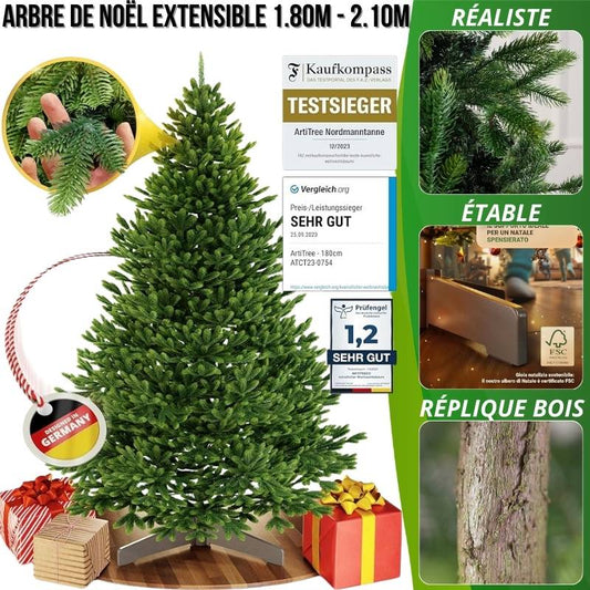 Arbre de Noël extensible - (1.80mt - 2.10mt)